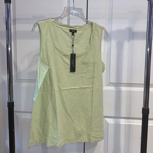 Talbots Green Sleeveless Relaxed Tank Top